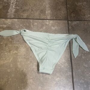 Striped Green Bikini Bottom